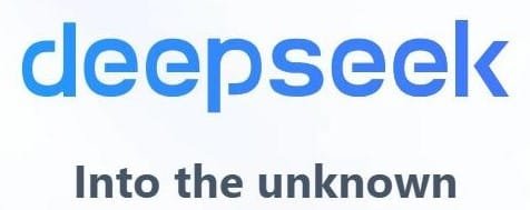 Tela inicial do site DeepSeek.